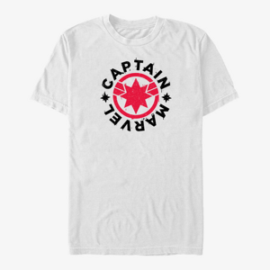 Queens Captain Marvel: Movie - Captain Marvel Unisex T-Shirt White