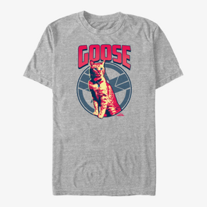 Queens Captain Marvel: Movie - Goose on the Loose Unisex T-Shirt Heather Grey