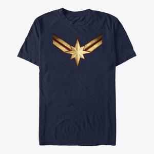 Queens Captain Marvel: Movie - Marvel Costume Symbol Unisex T-Shirt Navy Blue
