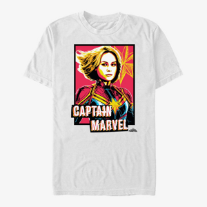 Queens Captain Marvel: Movie - Marvel Profile Unisex T-Shirt White