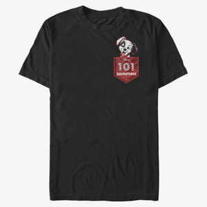 Queens Disney 101 Dalmations - Pocket Puppy Unisex T-Shirt Black