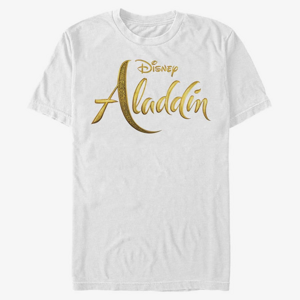 Queens Disney Aladdin: Live Action - Aladdin Live Action Logo Unisex T-Shirt White