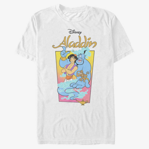 Queens Disney Aladdin - Neon Vapor Unisex T-Shirt White