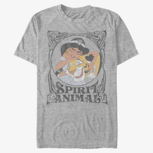 Queens Disney Aladdin - Spirit Animal v2 Unisex T-Shirt Heather Grey