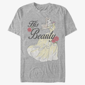 Queens Disney Beauty & The Beast - His Beauty Unisex T-Shirt Heather Grey