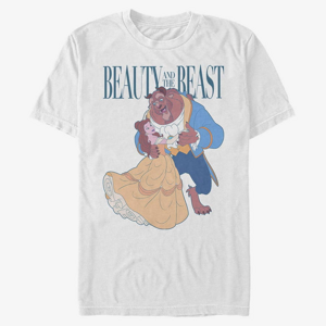 Queens Disney Beauty & The Beast - Vintage Beauty Unisex T-Shirt White
