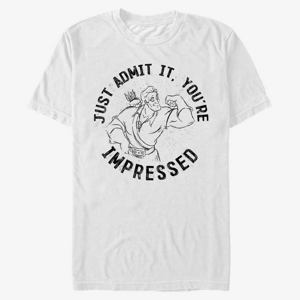 Queens Disney Beauty & The Beast - Youre Impressed Gaston Unisex T-Shirt White