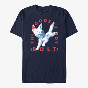 Queens Disney Bolt - Dash Unisex T-Shirt Navy Blue