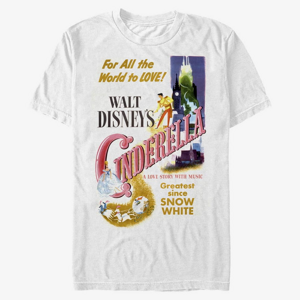 Queens Disney Cinderella - Vintage Cinderella Poster Unisex T-Shirt White