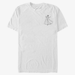 Queens Disney Cinderella - Vintage Line Cinderella Unisex T-Shirt White