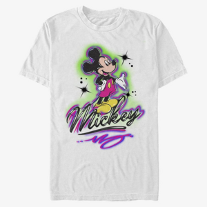 Queens Disney Classic Mickey - AIRBRUSH MICKEY Unisex T-Shirt White