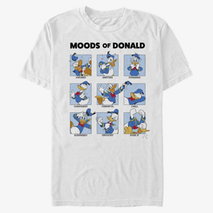 Queens Disney Classic Mickey - Donald Moods Unisex T-Shirt White