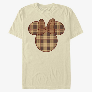 Queens Disney Classic Mickey - Fall Plaid Minnie Unisex T-Shirt Natural