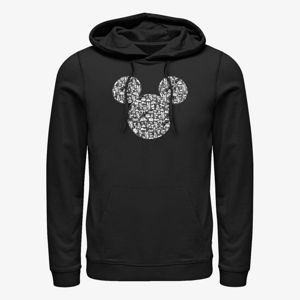 Queens Disney Classic Mickey - Mickey Icons Fill Unisex Hoodie Black