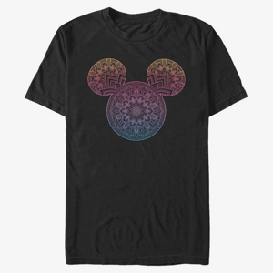 Queens Disney Classic Mickey - Mickey Mandala Fill Unisex T-Shirt Black
