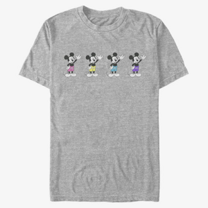 Queens Disney Classic Mickey - Neon Pants Unisex T-Shirt Heather Grey