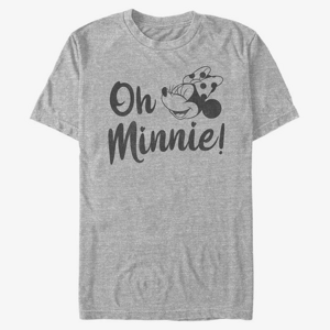 Queens Disney Classic Mickey - Oh Minnie Unisex T-Shirt Heather Grey