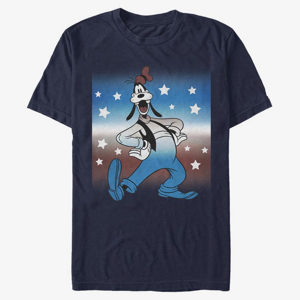 Queens Disney Classic Mickey - Patriotic Goof Unisex T-Shirt Navy Blue