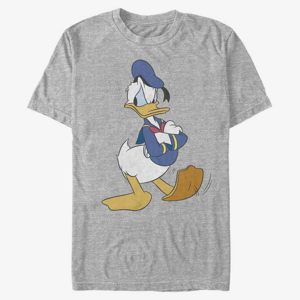 Queens Disney Classic Mickey - Traditional Donald Unisex T-Shirt Heather Grey