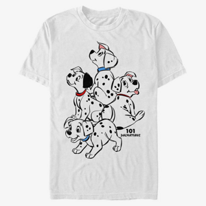 Queens Disney Classics 101 Dalmatians - Big Pups Unisex T-Shirt White