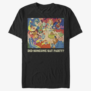 Queens Disney Classics Alice In Wonderland - Party Party Unisex T-Shirt Black