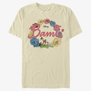 Queens Disney Classics Bambi - Bambi Flowers Unisex T-Shirt Natural