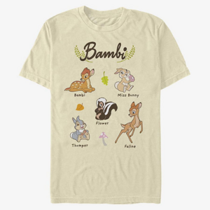 Queens Disney Classics Bambi - Textbook Unisex T-Shirt Natural