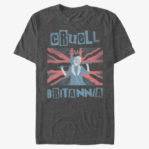 Queens Disney Classics DNCA - Cruell Britannia Unisex T-Shirt Dark Heather Grey