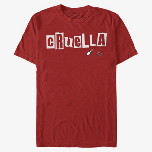 Queens Disney Classics DNCA - Cruella Name Unisex T-Shirt Red