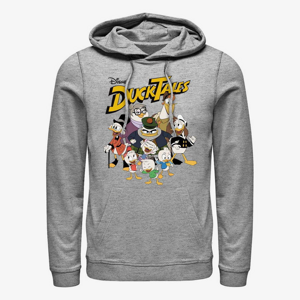 Queens Disney Classics Ducktales - DuckTales Group Unisex Hoodie Heather Grey