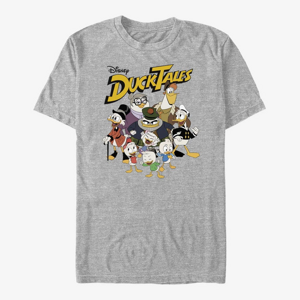 Queens Disney Classics Ducktales - DuckTales Group Unisex T-Shirt Heather Grey