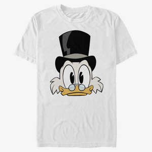 Queens Disney Classics Ducktales - Scrooge Big Face Unisex T-Shirt White