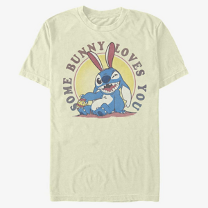 Queens Disney Classics Lilo & Stitch - Some Bunny Loves You Unisex T-Shirt Natural