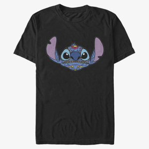 Queens Disney Classics Lilo & Stitch - SUGAR SKULL STITCH Unisex T-Shirt Black
