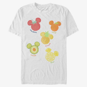 Queens Disney Classics Mickey Classic - Assorted Fruit Unisex T-Shirt White