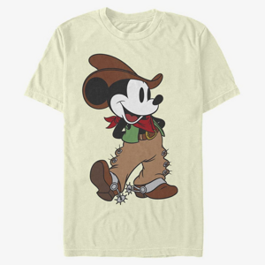 Queens Disney Classics Mickey Classic - Cowboy Mickey Unisex T-Shirt Natural