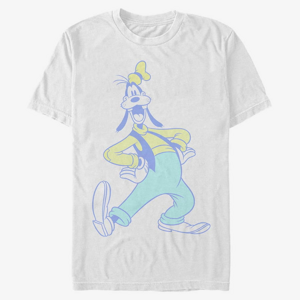 Queens Disney Classics Mickey Classic - Goofy Neon Unisex T-Shirt White