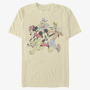 Queens Disney Classics Mickey Classic - Group Run Unisex T-Shirt Natural