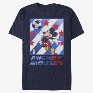 Queens Disney Classics Mickey Classic - Mickey Football Star Unisex T-Shirt Navy Blue