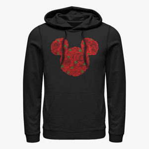 Queens Disney Classics Mickey Classic - Mickey Mouse Roses Unisex Hoodie Black