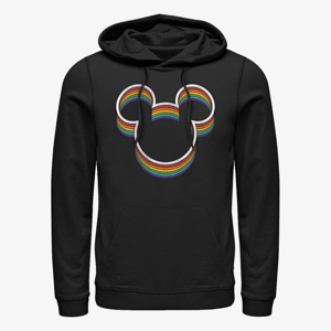 Queens Disney Classics Mickey Classic - Rainbow Ears Unisex Hoodie Black