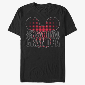 Queens Disney Classics Mickey Classic - Sensational Grandpa Unisex T-Shirt Black