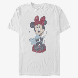 Queens Disney Classics Mickey Classic - Simple Minnie Sit Unisex T-Shirt White