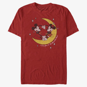Queens Disney Classics Mickey Classic - To The Moon Unisex T-Shirt Red