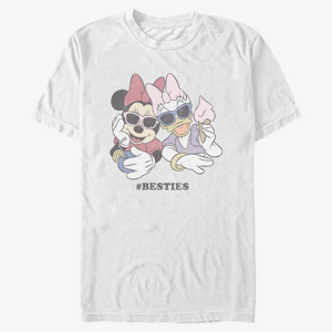 Queens Disney Classics Mickey & Friends - Besties Unisex T-Shirt White
