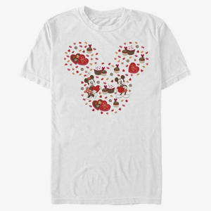 Queens Disney Classics Mickey & Friends - Mickey Candy Unisex T-Shirt White