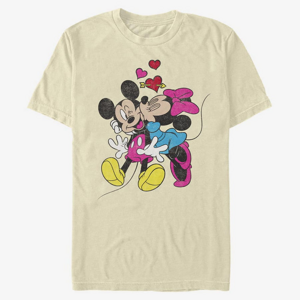 Queens Disney Classics Mickey Mouse - MICKEY MINNIE LOVE Unisex T-Shirt Natural