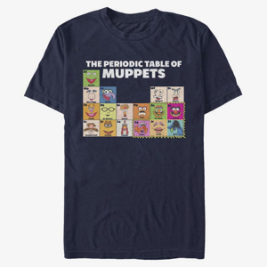 Queens Disney Classics Muppets - PERIODIC TABLE OF MUPPETS Unisex T-Shirt Navy Blue