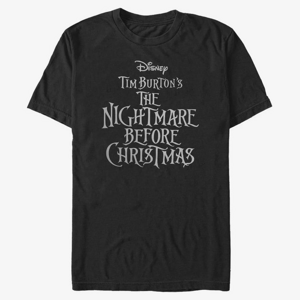 Queens Disney Classics Nightmare Before Christmas - Logo Unisex T-Shirt Black