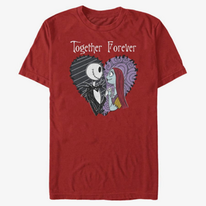 Queens Disney Classics Nightmare Before Christmas - Together Forever Unisex T-Shirt Red